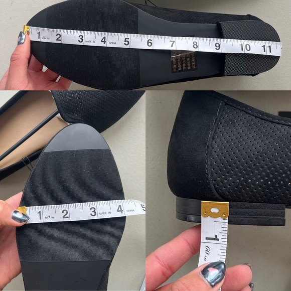 Torrid Women 13WW Black Perforated Slip On Loafer Flats 14313422 Chic Career New - Picture 12 of 12